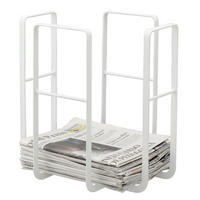 ZEITUNGSSTÄNDER  - Weiss, Basics, Metall (35/27,5/35cm)