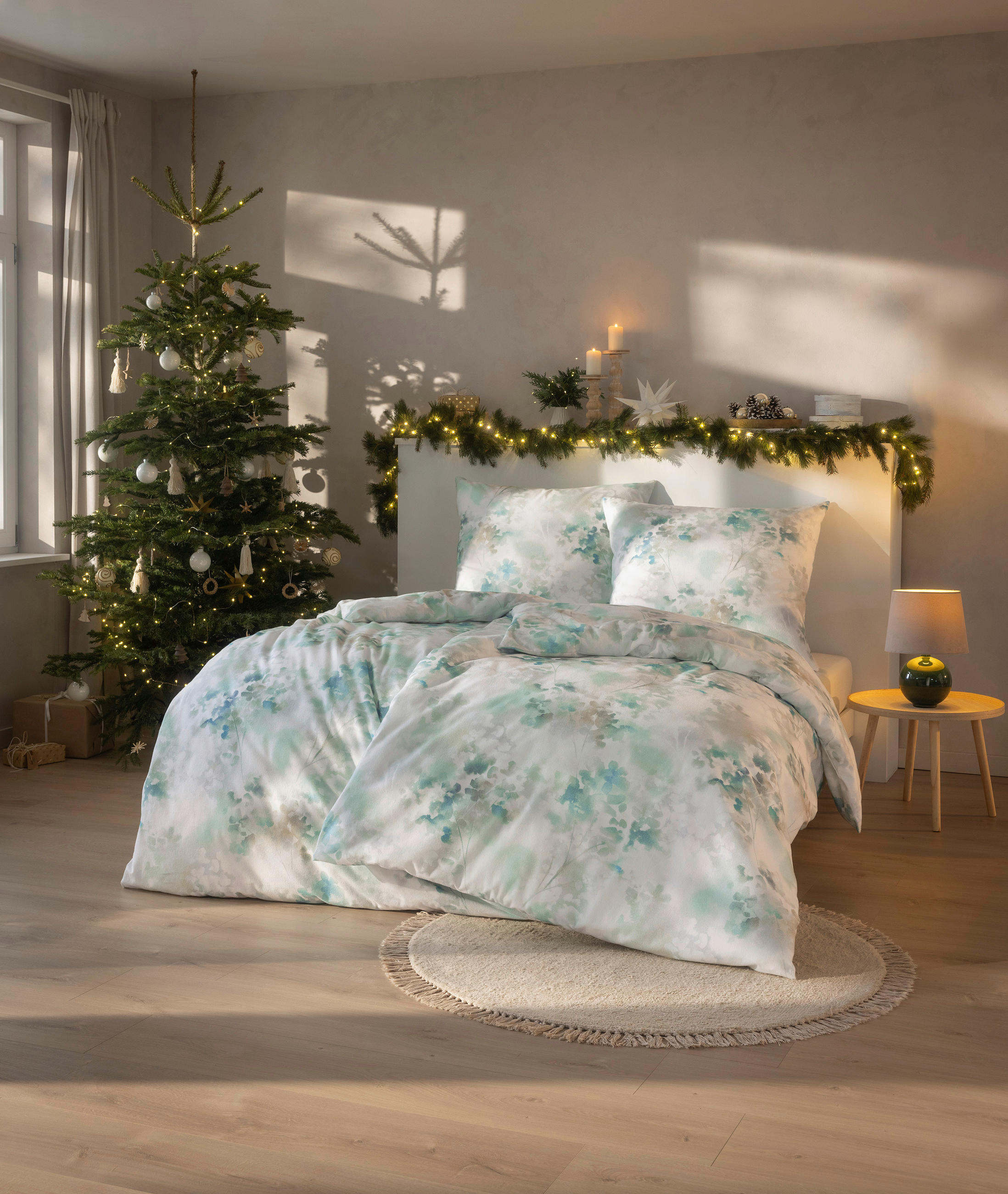 BETTWÄSCHE Impulse Flanell 155/200 cm  - Blau, Design, Textil (155/200cm) - Estella