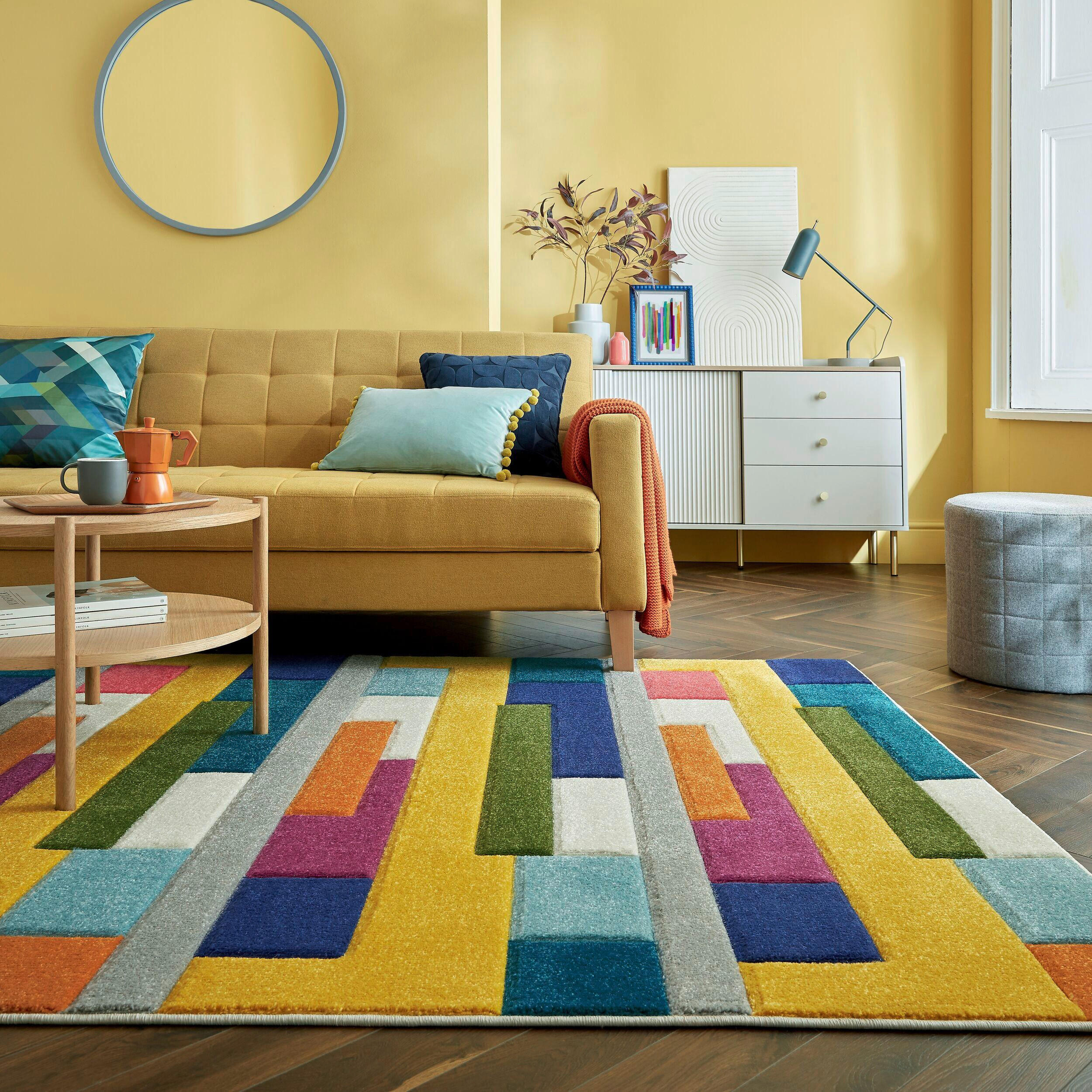 TKANÝ KOBEREC, 120/170 cm, vícebarevná - vícebarevná, Basics, textil (120/170cm)