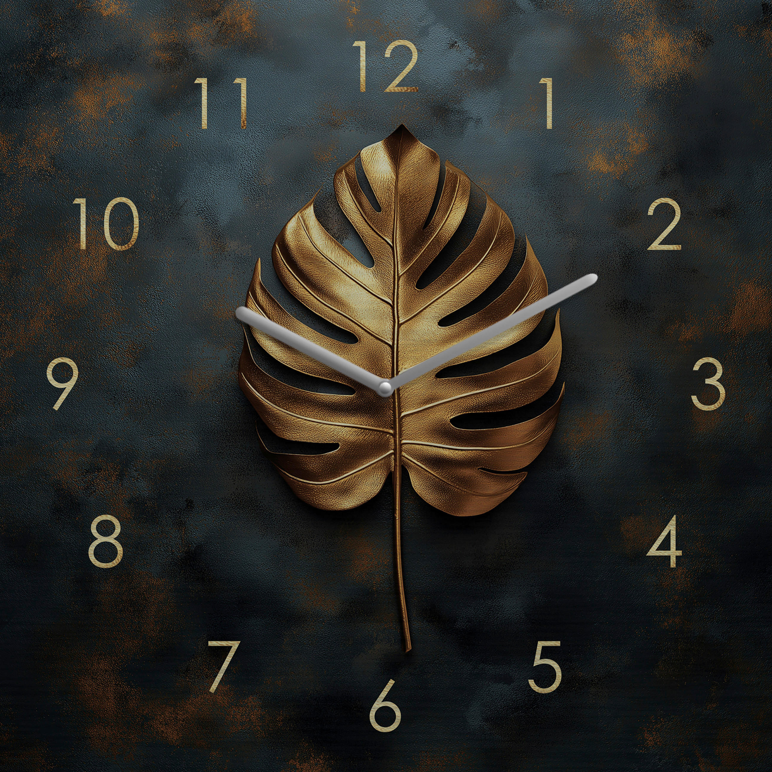 WANDUHR Time For An Apple III 30/30/3,1 cm  - Basics, Metall (30/30/3,1cm)