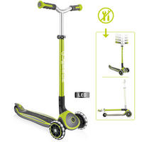 KINDERSCOOTER MASTER LIGHTS  - Limette/Grün, Basics (61/37/94cm) - GLOBBER