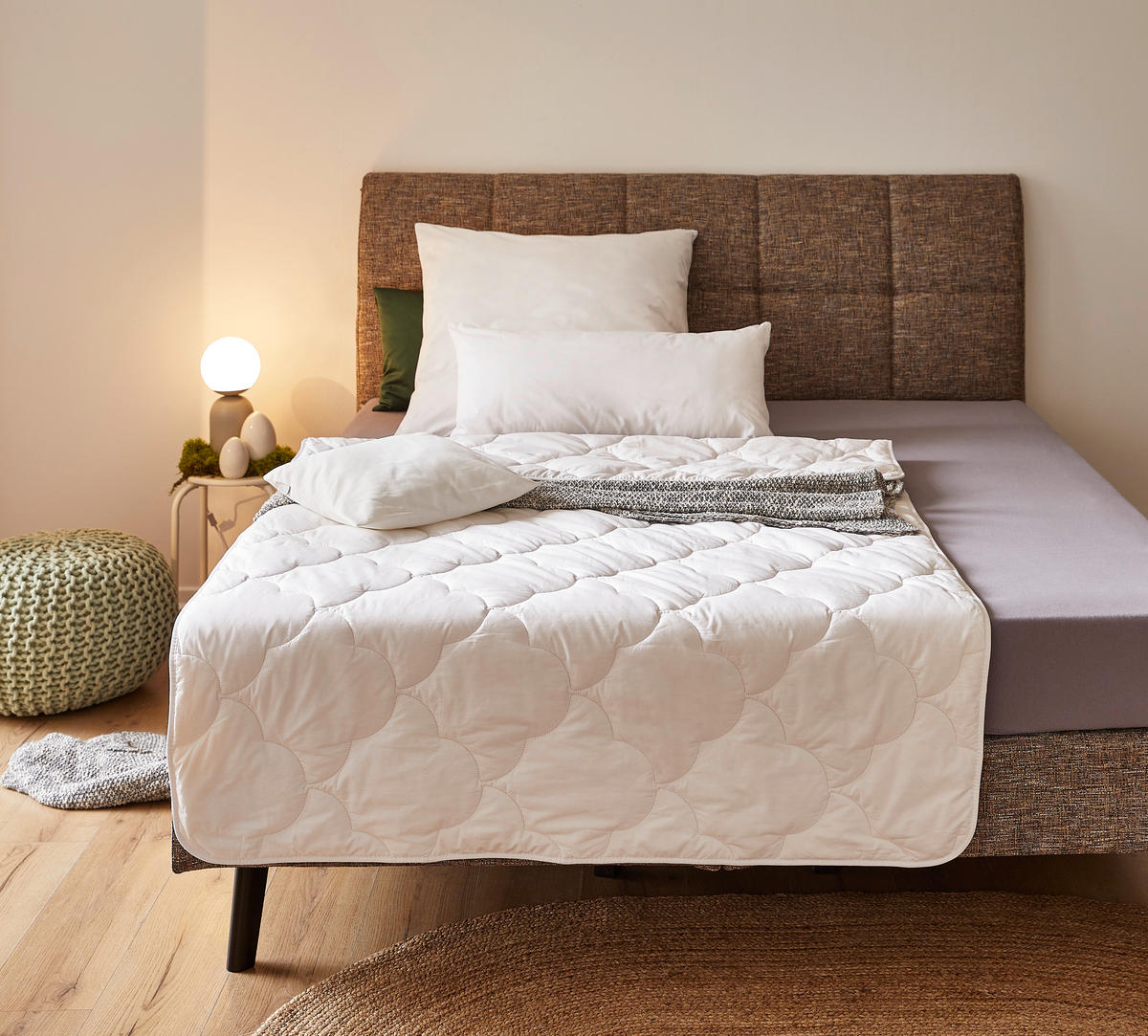 GANZJAHRESDECKE  135/200 cm  - Basics, Textil (135/200cm) - Bio:Vio