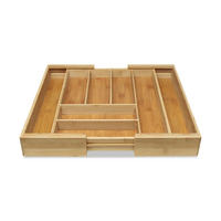 ULOŽAK ZA PRIBOR ZA JELO  - prirodne boje, Konvencionalno, drvo (35-58/43/5cm) - Homeware Profession.