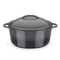 KOCHTOPF GREY SHADOW 4 l  - Grau, Basics, Metall (24/10cm) - GSW