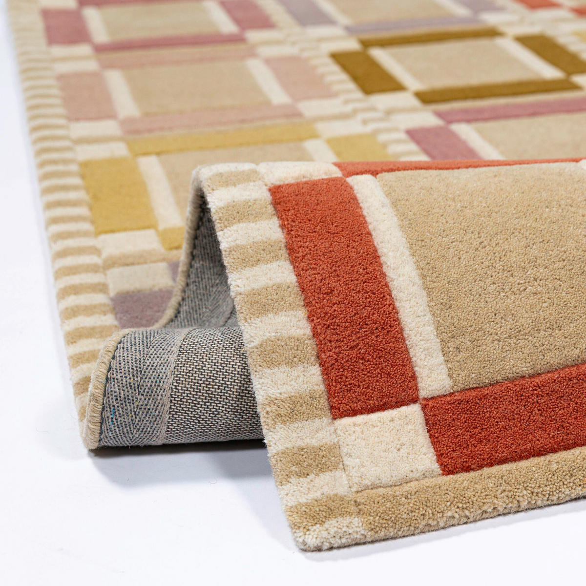 WOLLTEPPICH 160/230 cm Quadro Multicolor rechteckig  - Multicolor, Basics, Textil (160/230cm) - Flair Rugs