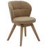 STUHL in Holz, Textil, Leder Eichefarben, Beige - Eichefarben/Beige, Natur, Leder/Holz (55/84/57cm) - Valnatura STUHL in Holz, Textil, Leder Eichefarben, Beige - Eichefarben/Beige, Natur, Leder/Holz (55/84/57cm) - Valnatura