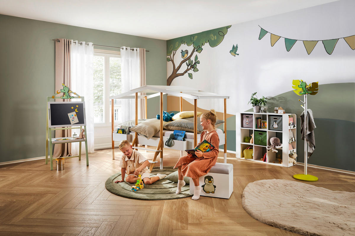KINDERREGAL ANOUK Weiß  - Weiß, Design, Holzwerkstoff (120/92/30cm)