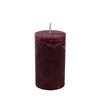 STUMPENKERZE 6,8/12 cm  - Dunkelrot, Basics, Naturmaterialien (6,8/12cm) - Ambia Home