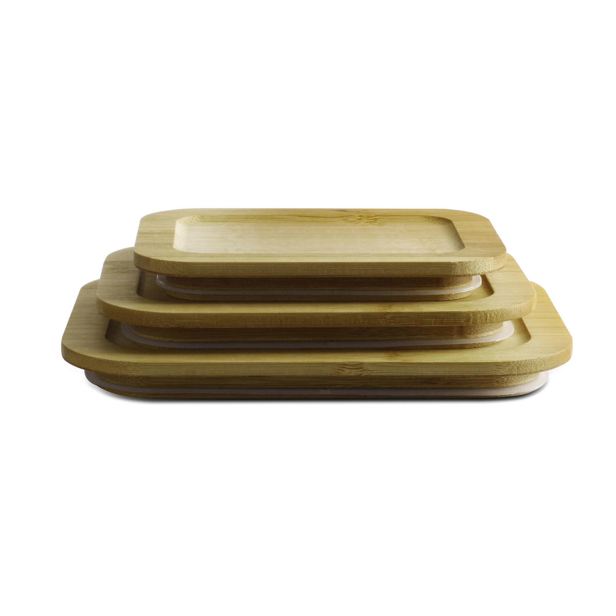 DECKEL-SET  - Naturfarben, Basics, Holz/Kunststoff - Homeware Profession.