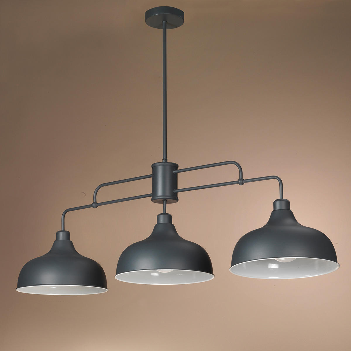 HÄNGELEUCHTE 106/83/45 cm  - Grau, KONVENTIONELL, Metall (106/83/45cm)