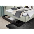 POLSTERBETT Matratze, Lattenrost Hellgrau 200/200 cm  - Hellbraun/Anthrazit, Design, Holz/Textil (200/200cm) - Johann Jakob