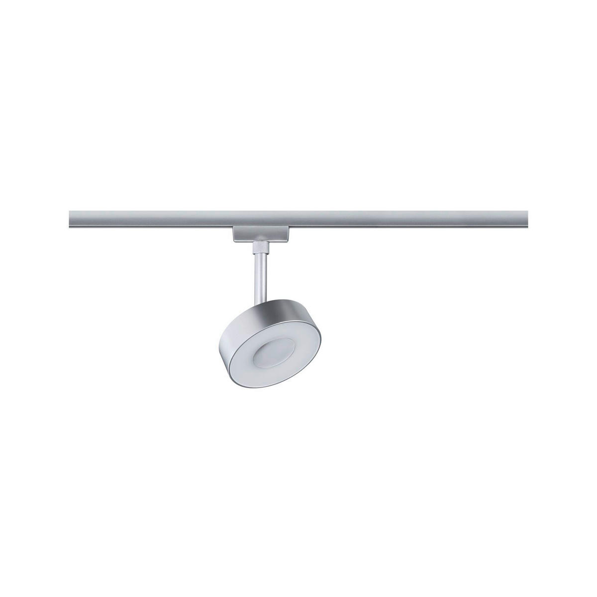 SCHIENENSYSTEM-STRAHLER - Chromfarben, Basics, Kunststoff/Metall (9,8/15,4/5,0cm) - Paulmann