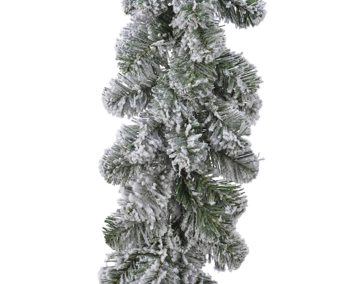 TANNENGIRLANDE - Grün, Basics, Kunststoff/Metall (25/270cm) - X-Mas
