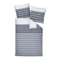 POSTELJNINA 135/200 cm mako saten siva  - siva, Konvencionalno, tekstil (135/200cm) - Janine