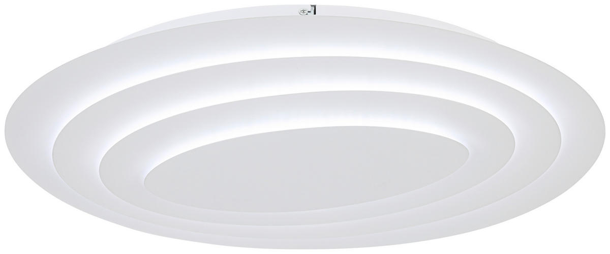 DECKENLEUCHTE    60/43/9 cm  - Weiß, Design, Kunststoff/Metall (60/43/9cm) - Collet's Monde