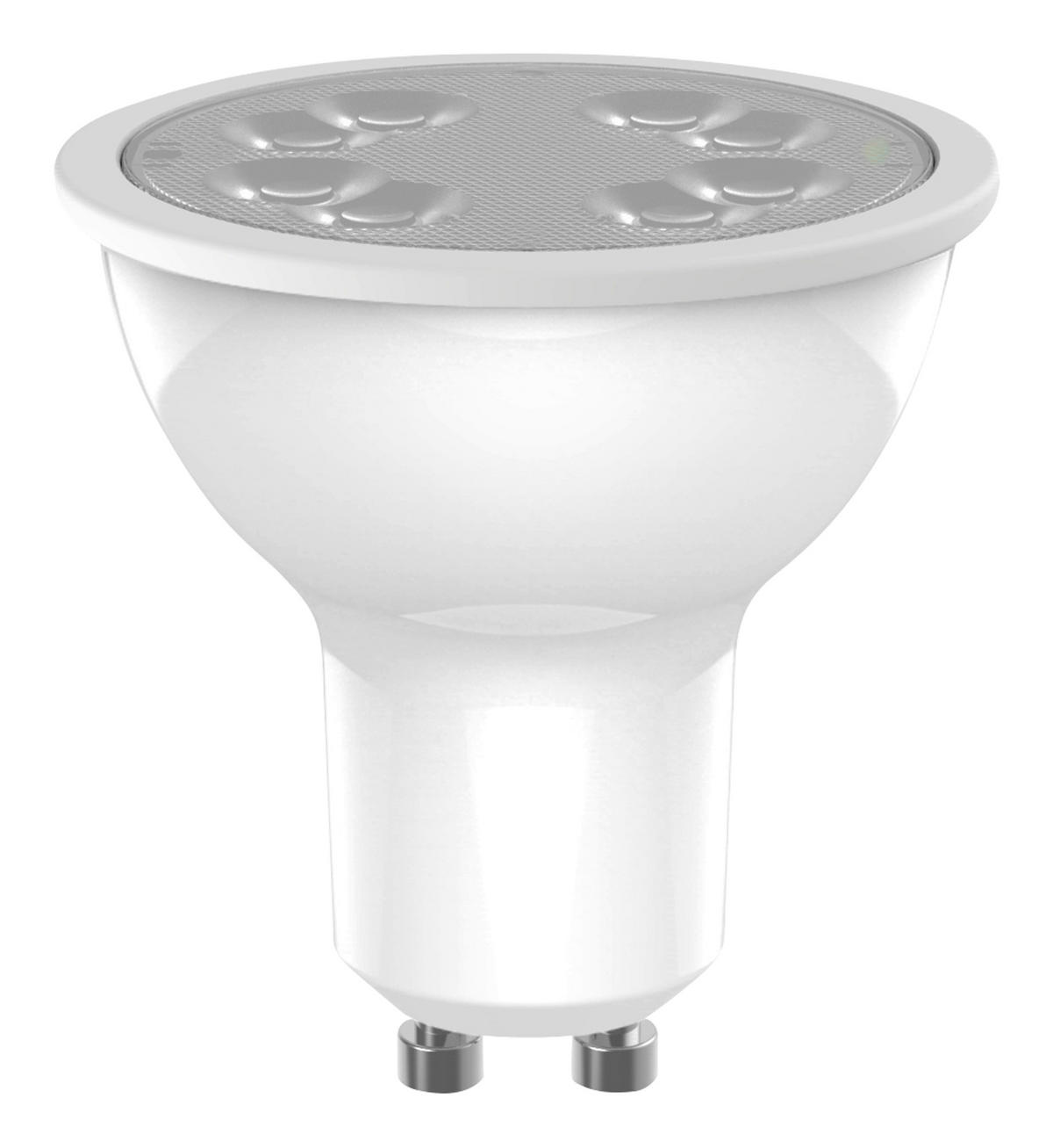 LED-LEUCHTMITTEL   GU10  - Klar/Weiß, Basics, Glas (5/5,4/5cm) - Tint