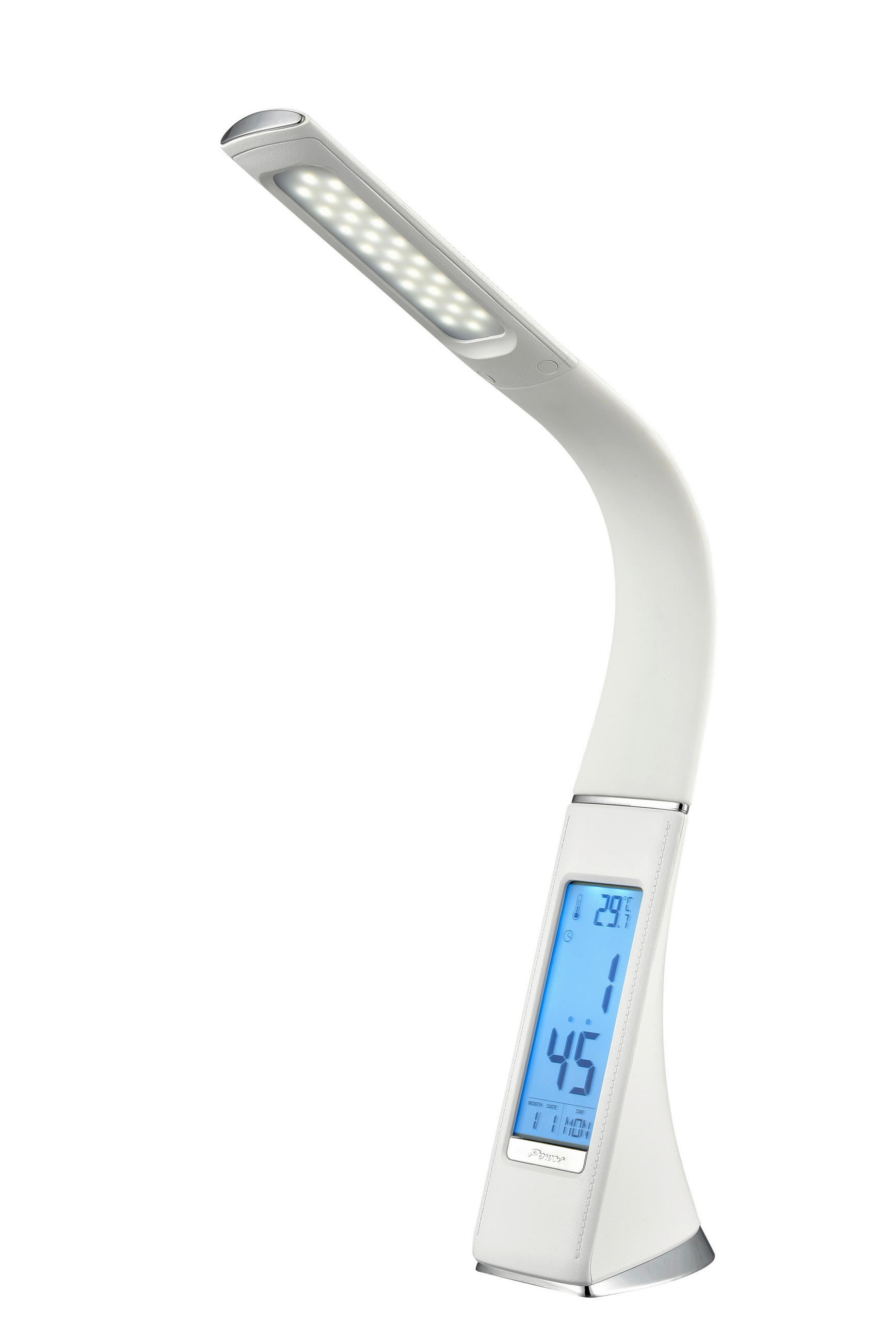 LAMPĂ DE BIROU CU LED - alb, Basics, plastic (50cm) - Novel