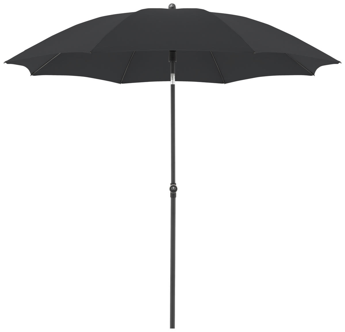 SENČNIK - črna/antracit, Design, kovina/tekstil (210/210cm) - Doppler