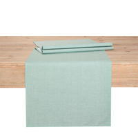 TISCHLÄUFER OSLO Textil Pastellblau 40/140 cm  - Pastellblau, Basics, Textil (40/140cm) - Peyer Syntex