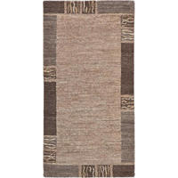 WOLLTEPPICH 70/140 cm Natura Silk Greny Braun, Naturfarben  - Braun/Naturfarben, KONVENTIONELL, Textil (70/140cm) - Cazaris