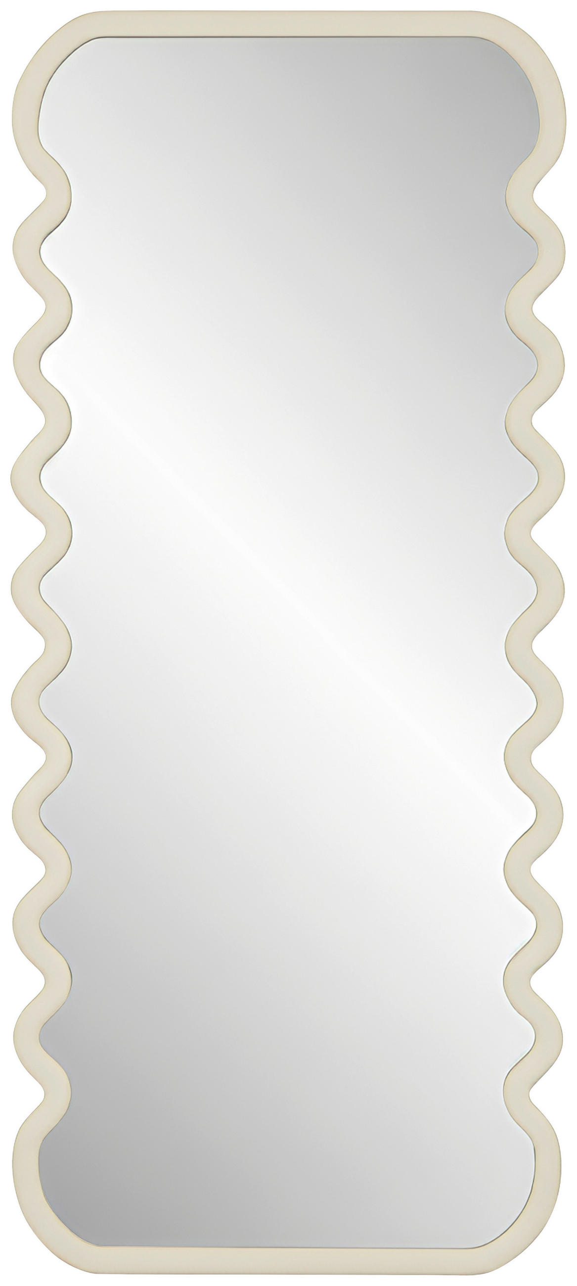 Mid.you Wandspiegel Creme, Kaschmir 70x160x3 cm
