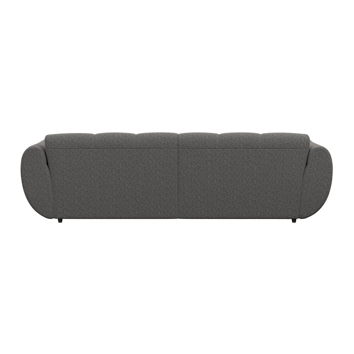 ECKSOFA Chenille Graubraun  - Dunkelgrün/Graubraun, Trend, Kunststoff/Textil (178/280cm) - MID.YOU