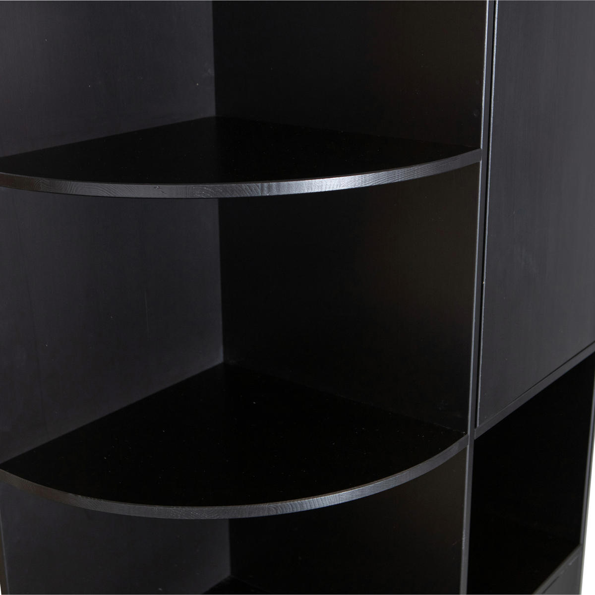 MEHRZWECKSCHRANK 78/210/40 cm  in Schwarz  - Schwarz, Design, Holz (78/210/40cm) - Livetastic