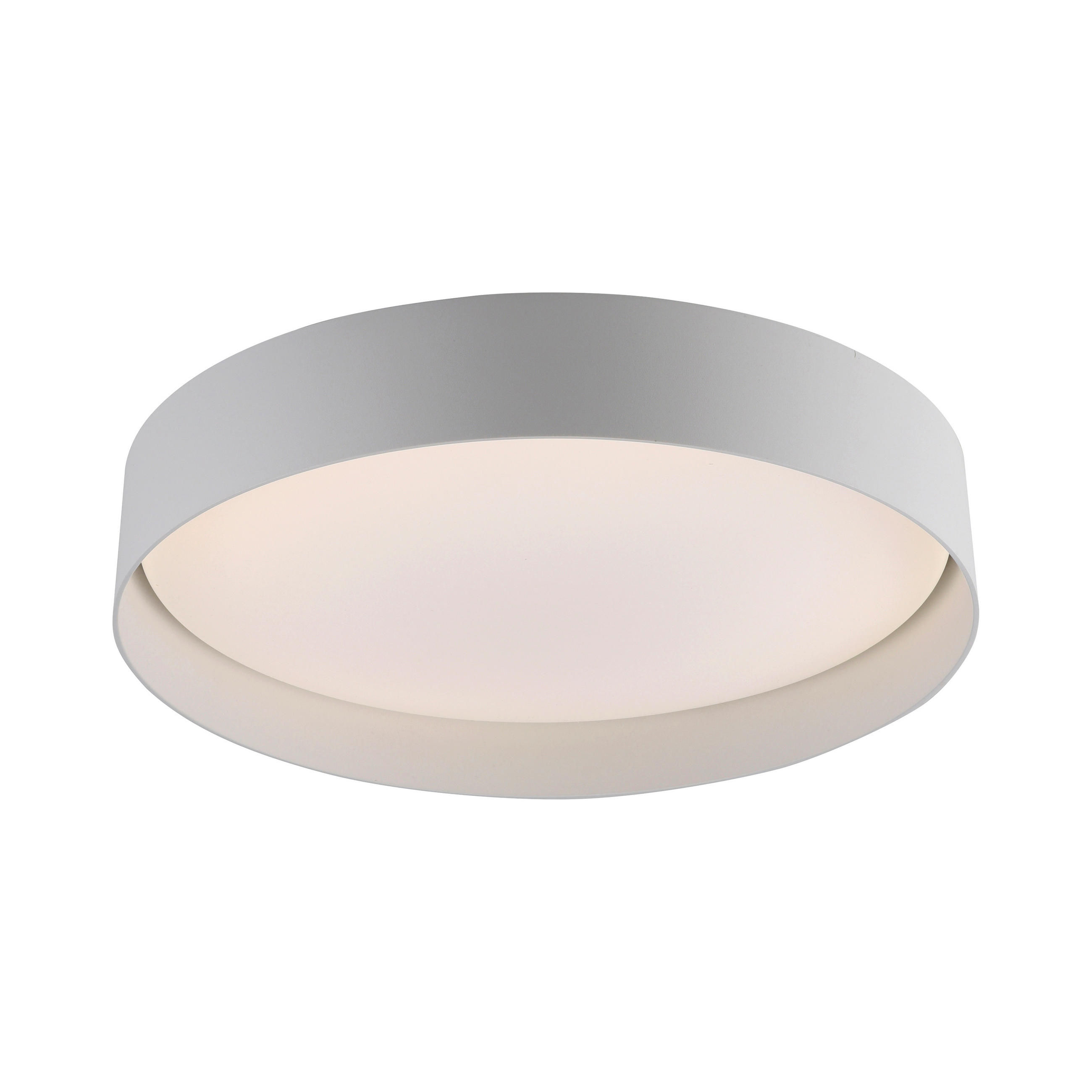 LED-DECKENLEUCHTE 39/39/7,3 cm   - Weiß, KONVENTIONELL, Kunststoff/Metall (39/39/7,3cm) - Schöner Wohnen