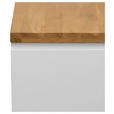 GARDEROBENBANK  in 80/43/41,5 cm  - Eichefarben/Weiß, KONVENTIONELL, Holz (80/43/41,5cm) - Novel