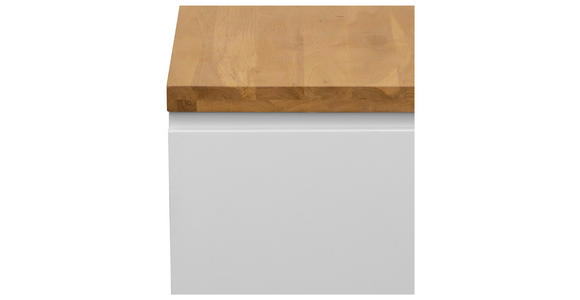GARDEROBENBANK  in 80/43/41,5 cm  - Eichefarben/Weiß, KONVENTIONELL, Holz (80/43/41,5cm) - Novel