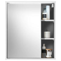SPIEGELSCHRANK 60/70/20 cm  - Weiß, MODERN, Glas/Holzwerkstoff (60/70/20cm) - MID.YOU