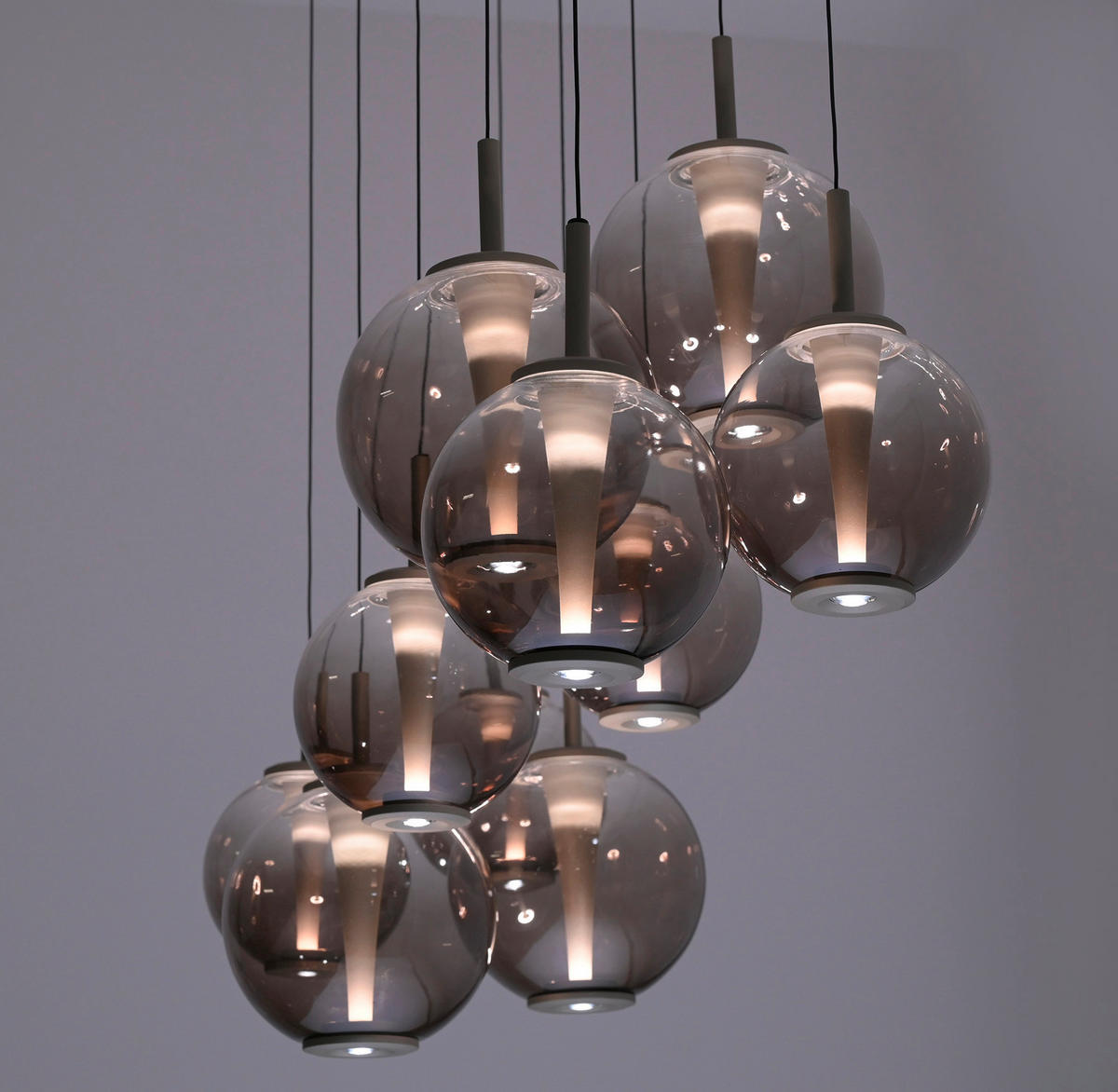 LED-HÄNGELEUCHTE 198/35/180 cm   - Bernsteinfarben, Trend (198/35/180cm) - Neuhaus PURE