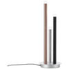 LED-TISCHLEUCHTE - Schwarz/Alufarben, Design, Kunststoff/Metall (17,5/47cm) - Brilliant