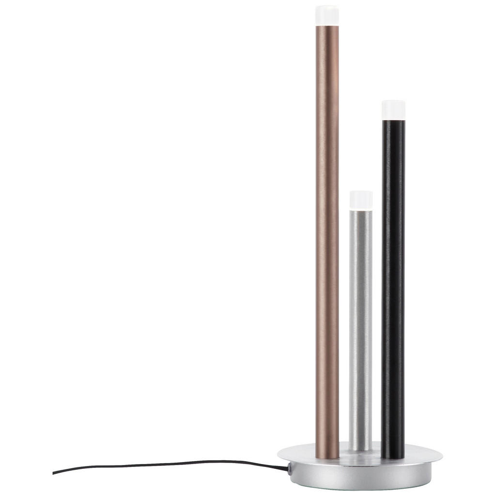 STOLNÁ LED LAMPA, tlačidlový stmievač, 17,5/47 cm