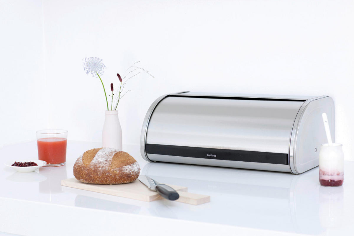 BROTKASTEN 44.5/17.3/26.2 cm  - Silberfarben, Basics, Metall (44.5/17.3/26.2cm) - Brabantia