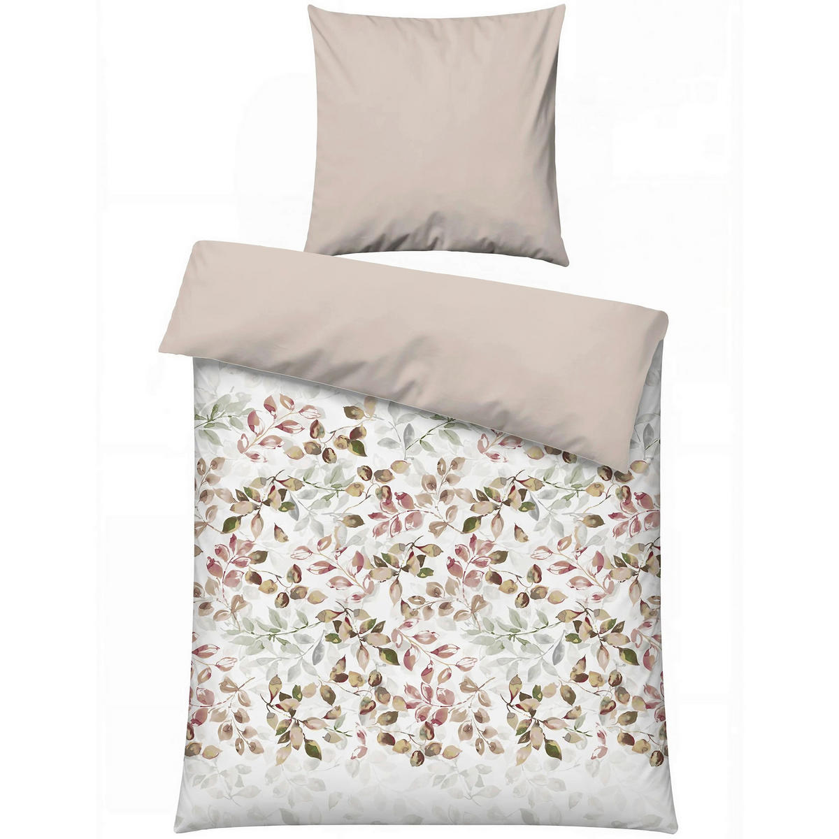 BETTWÄSCHE 135/200 cm  - Beige, Basics, Textil (135/200cm)