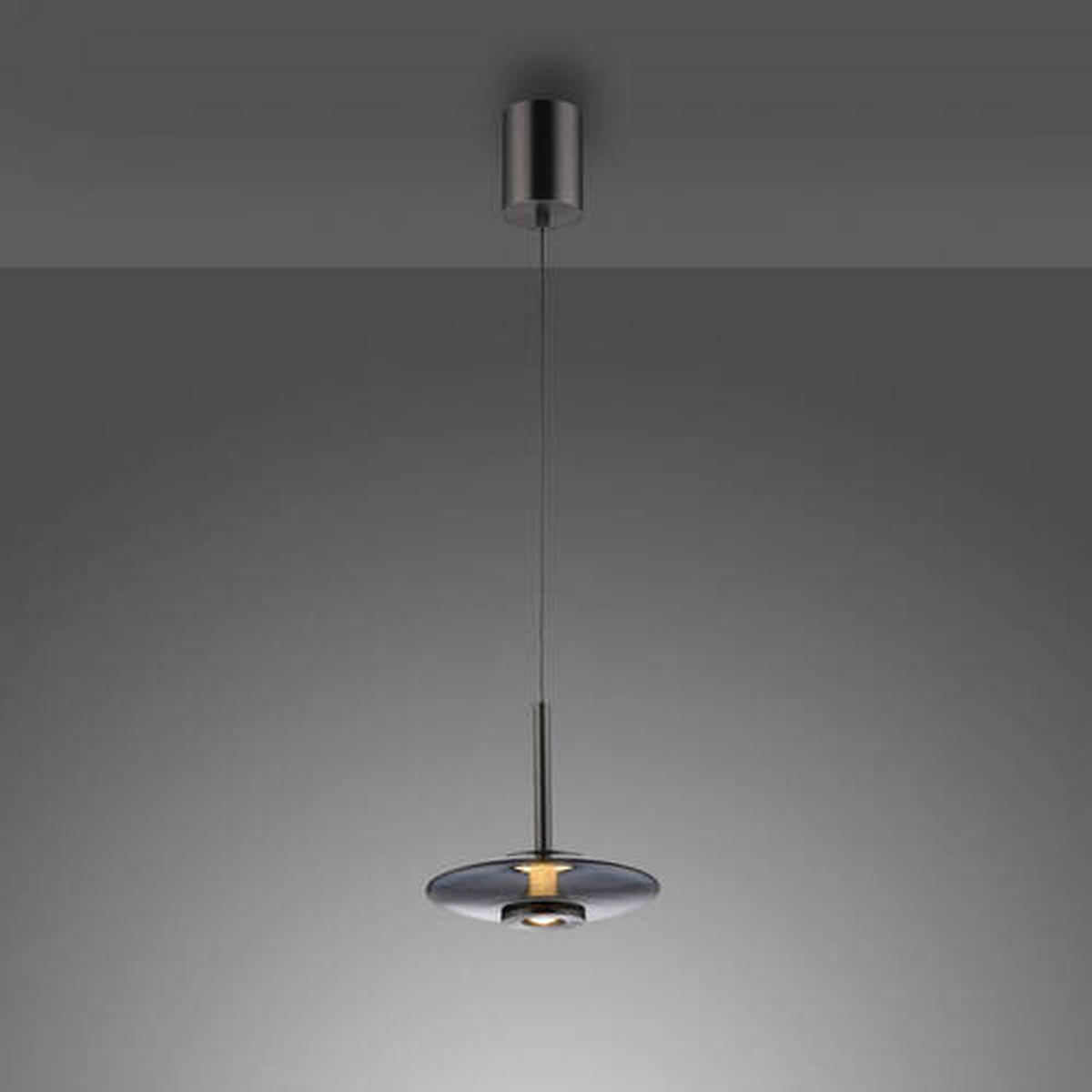 LED-PENDELLEUCHTE Pure Vitrum 22/200/200 cm   - Grau, Design, Glas/Metall (22/200/200cm) - Neuhaus PURE