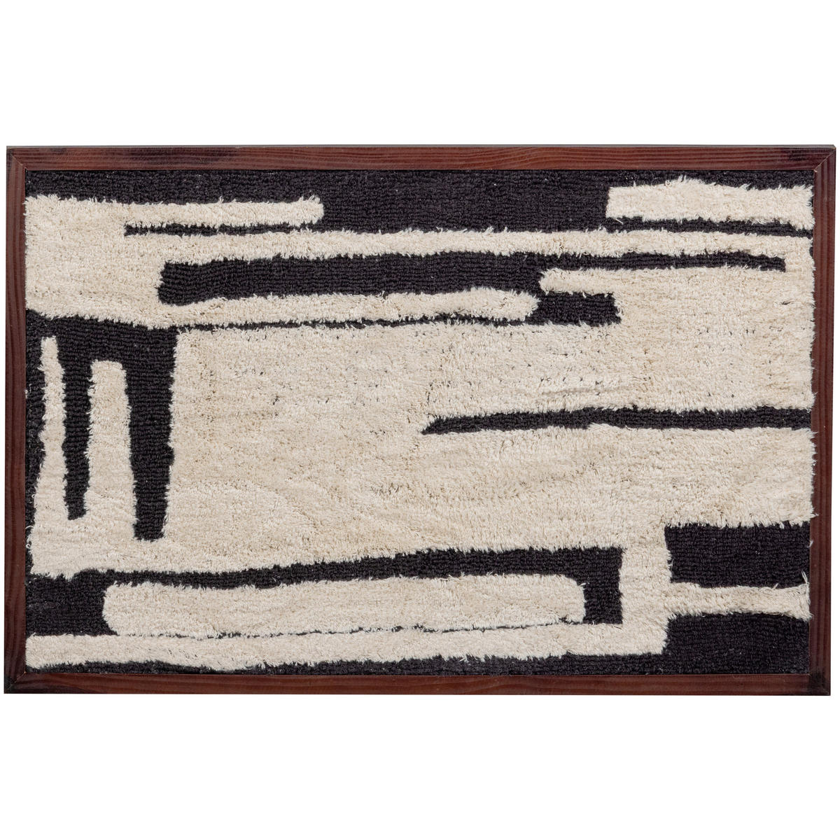 BILD 60/90/10 cm  - Dunkelbraun/Schwarz, Basics, Holzwerkstoff/Textil (60/90/10cm) - Livetastic