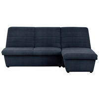 ECKSOFA Looks VIII Dunkelblau Webstoff  - Schwarz/Dunkelblau, Design, Kunststoff/Textil (214/168cm) - LOOKS by W.Joop