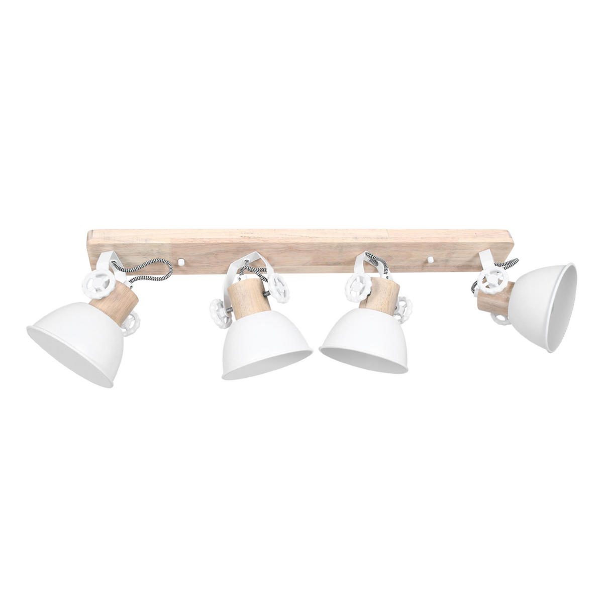 DECKENSPOTS - Anthrazit, Trend, Holz/Metall (15/23/90cm)