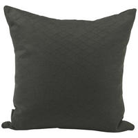 OUTDOOR-KISSEN Raute  - Dunkelgrau, Design, Textil (45/45cm) - Stern