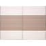 SCHWEBETÜRENSCHRANK in Lärchefarben, Sahara - Chromfarben/Lärchefarben, KONVENTIONELL, Holzwerkstoff (300/217/68cm) - VOLEO