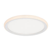 LED-DECKENLEUCHTE 30/3,5 cm   - Weiß, Basics, Kunststoff (30/3,5cm) - Novel