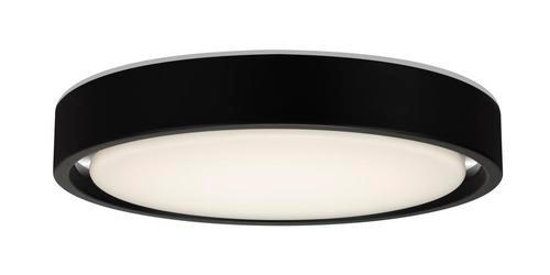 LED-DECKENLEUCHTE  36/7,5 cm    - Schwarz, Basics, Kunststoff/Metall (36/7,5cm) - Novel