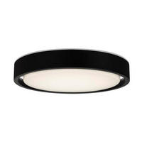 LED-DECKENLEUCHTE  36/7,5 cm    - Schwarz, Basics, Kunststoff/Metall (36/7,5cm) - Novel