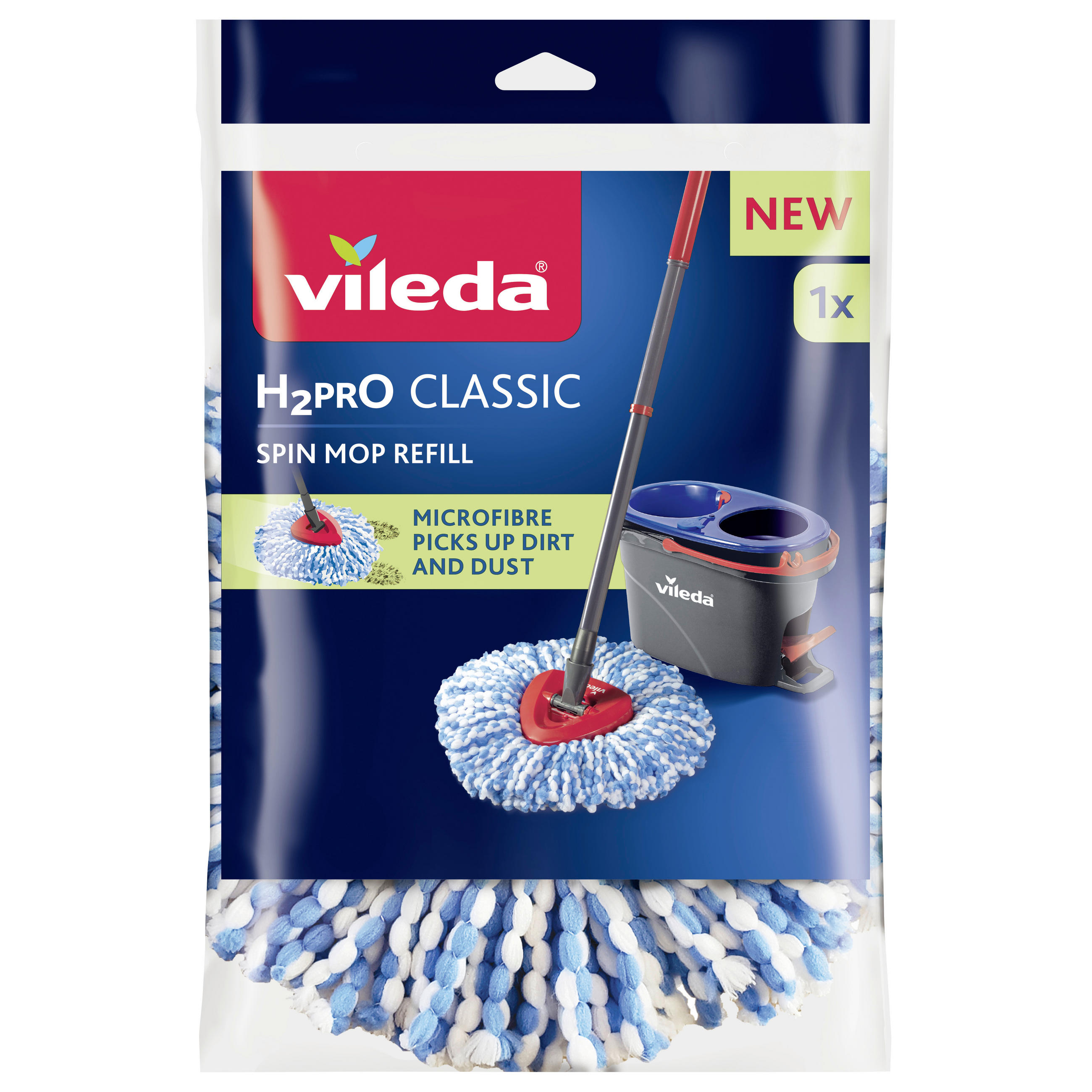 FELMOSÓSZETT - színes, Basics, textil (30/22/5cm) - Vileda