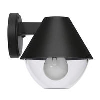 LED-AUßENLEUCHTE 18/20.5/18 cm   - Schwarz, Design, Metall (18/20.5/18cm)
