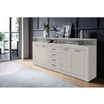 SIDEBOARD in 195/88/38 cm - Kaschmir/Anthrazit, Basics, Holzwerkstoff/Kunststoff (195/88/38cm) - Xora