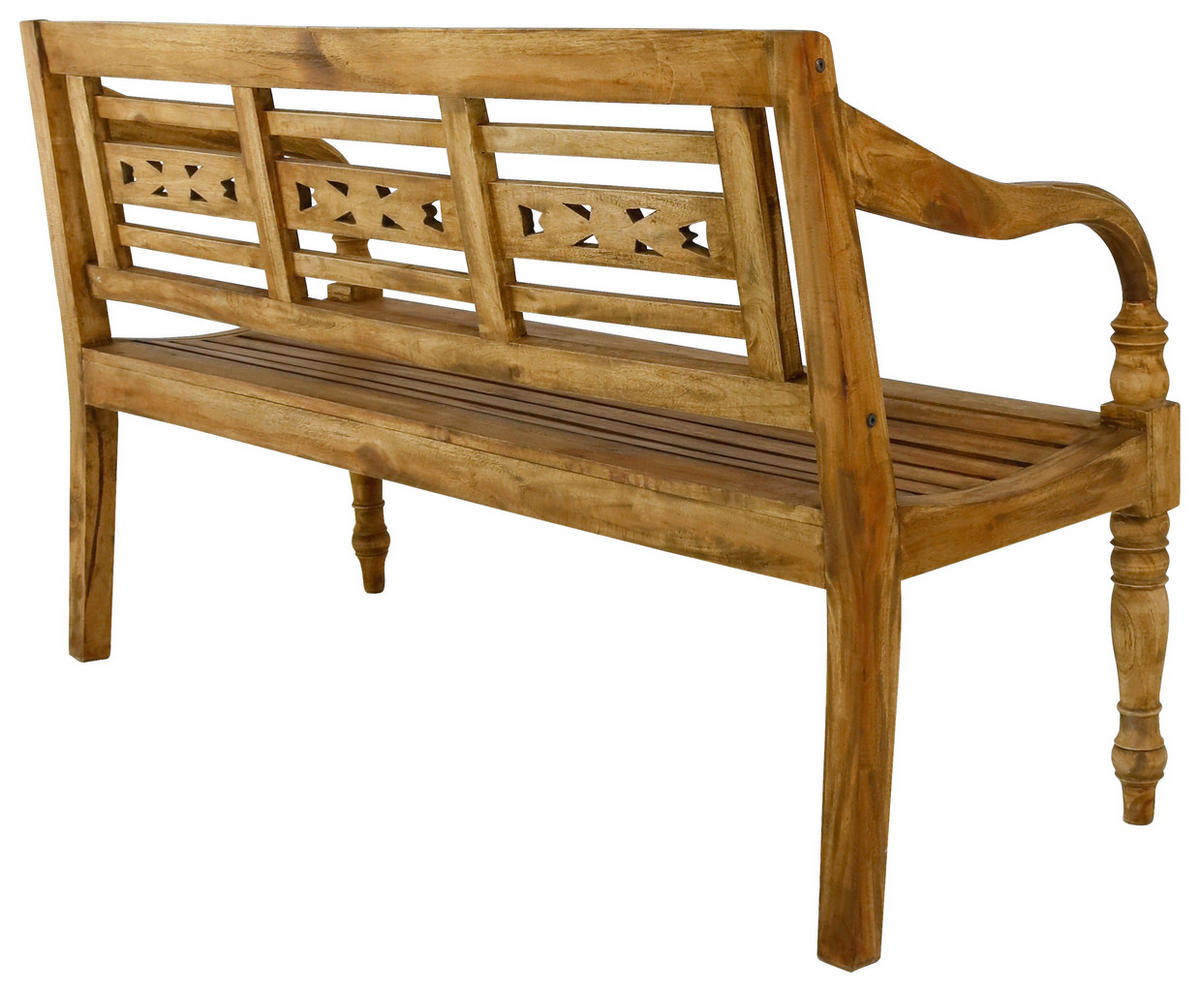 VRTNA KLOP mahagoni   - naravne barve, Romantika, les (150/90/52cm) - Ambia Garden