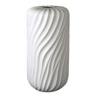 VASE 36 cm  - Weiss, Design, Keramik (18cm) - Ambia Home
